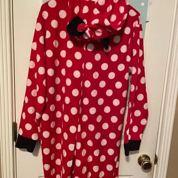 Disney Minnie Onesie Footed Pajamas - Picture 11 of 12